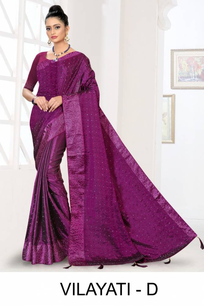Ronisha vilayati Latest Fancy  fastive wear designer saree collection